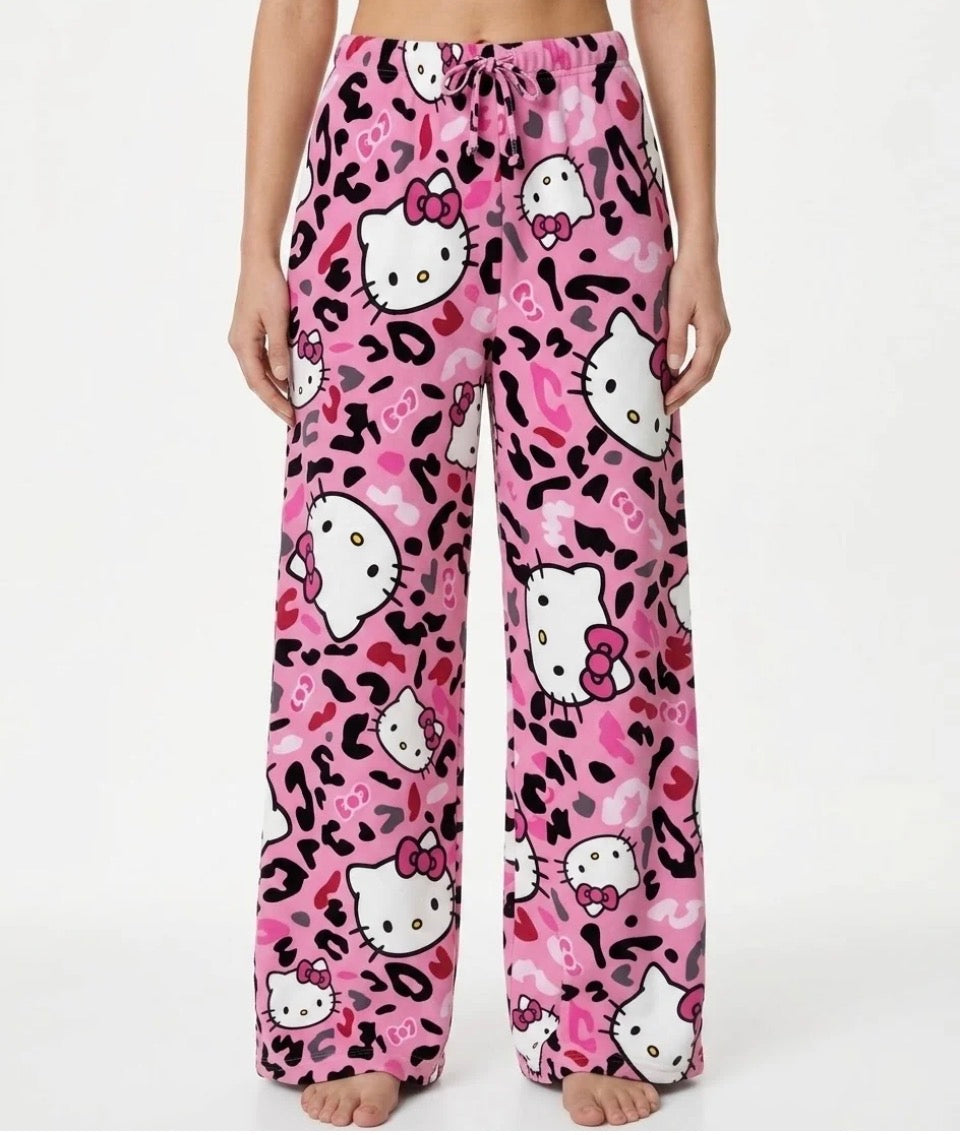 Hello Kitty Leopard Print Pyjamas