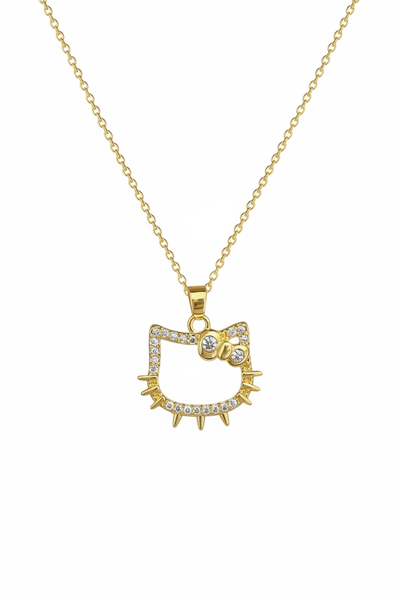 Hello Kitty Gold Necklace