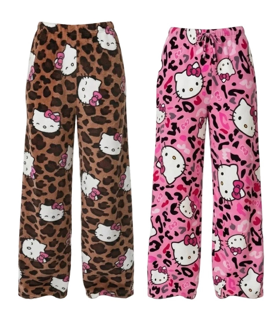 Hello Kitty Leopard Print Pyjamas