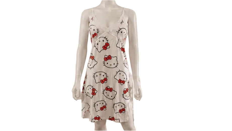 HK White Night Gown