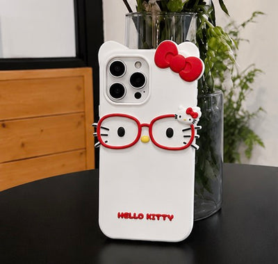 White Hello kitty phone case
