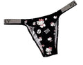 Hello kitty sparkle underwear black
