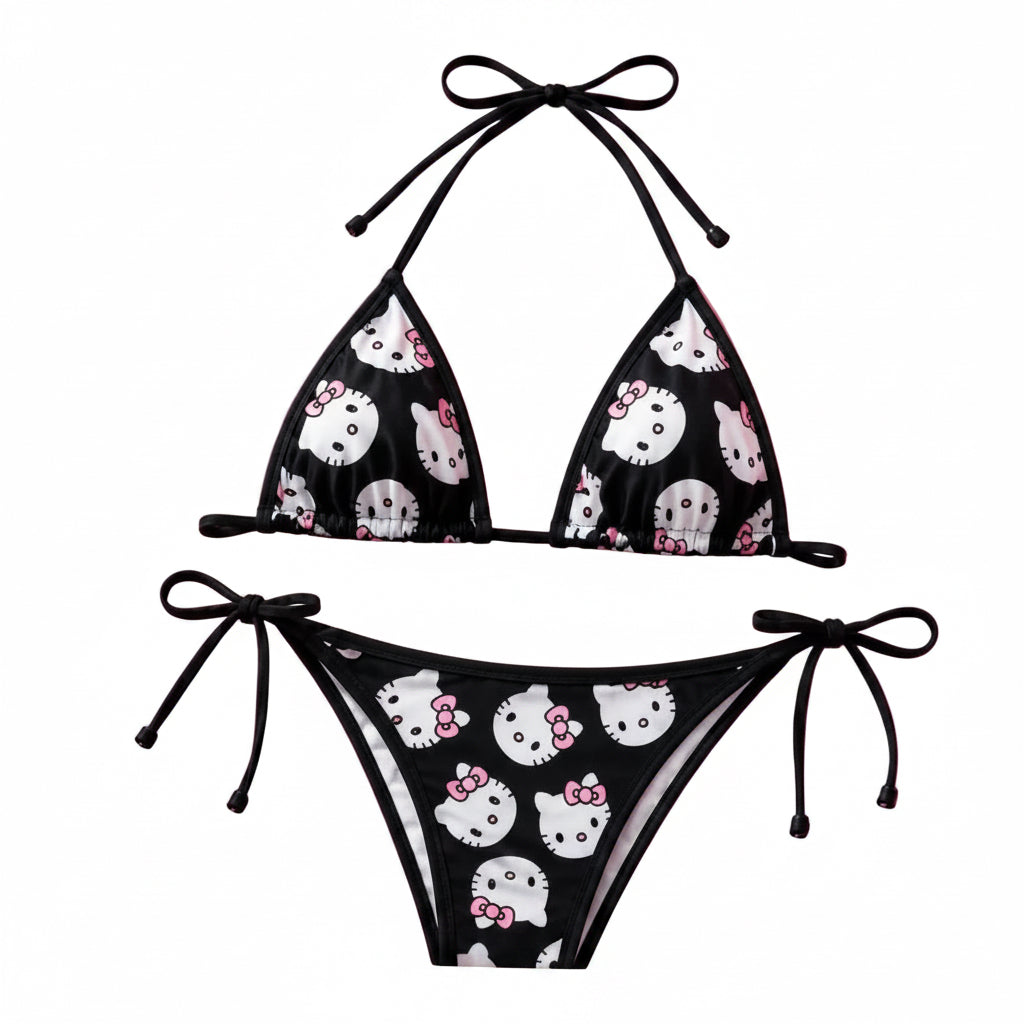 Black Hello Kitty Bikini