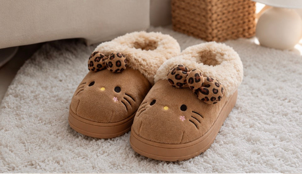 Viral Hello Kitty Fluffy Slippers