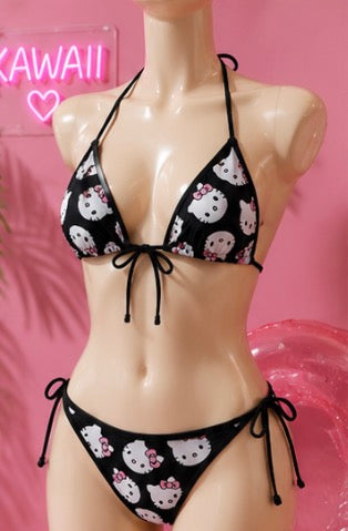 Black Hello Kitty Bikini