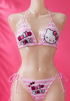 Pink & White Hello Kitty Bikini