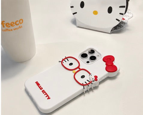 White Hello kitty phone case