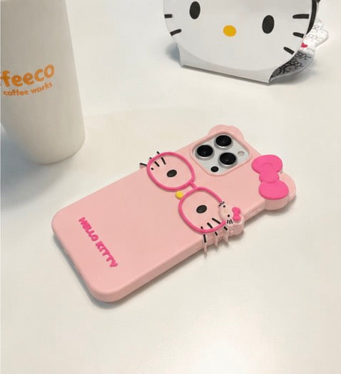 Pink Hello kitty phone case