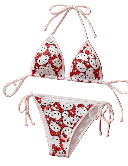 Hello Kitty Red bikini