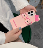 Pink Hello kitty phone case