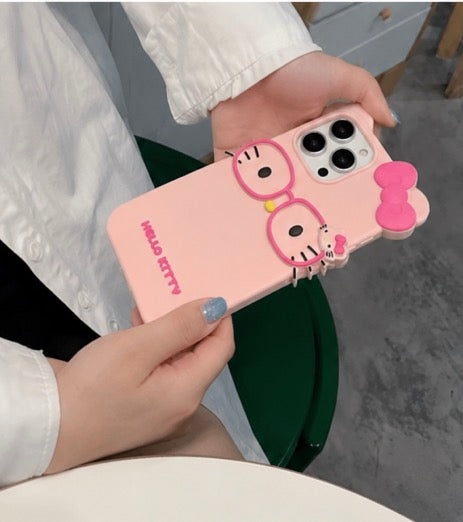 Pink Hello kitty phone case