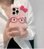 Pink Hello kitty phone case