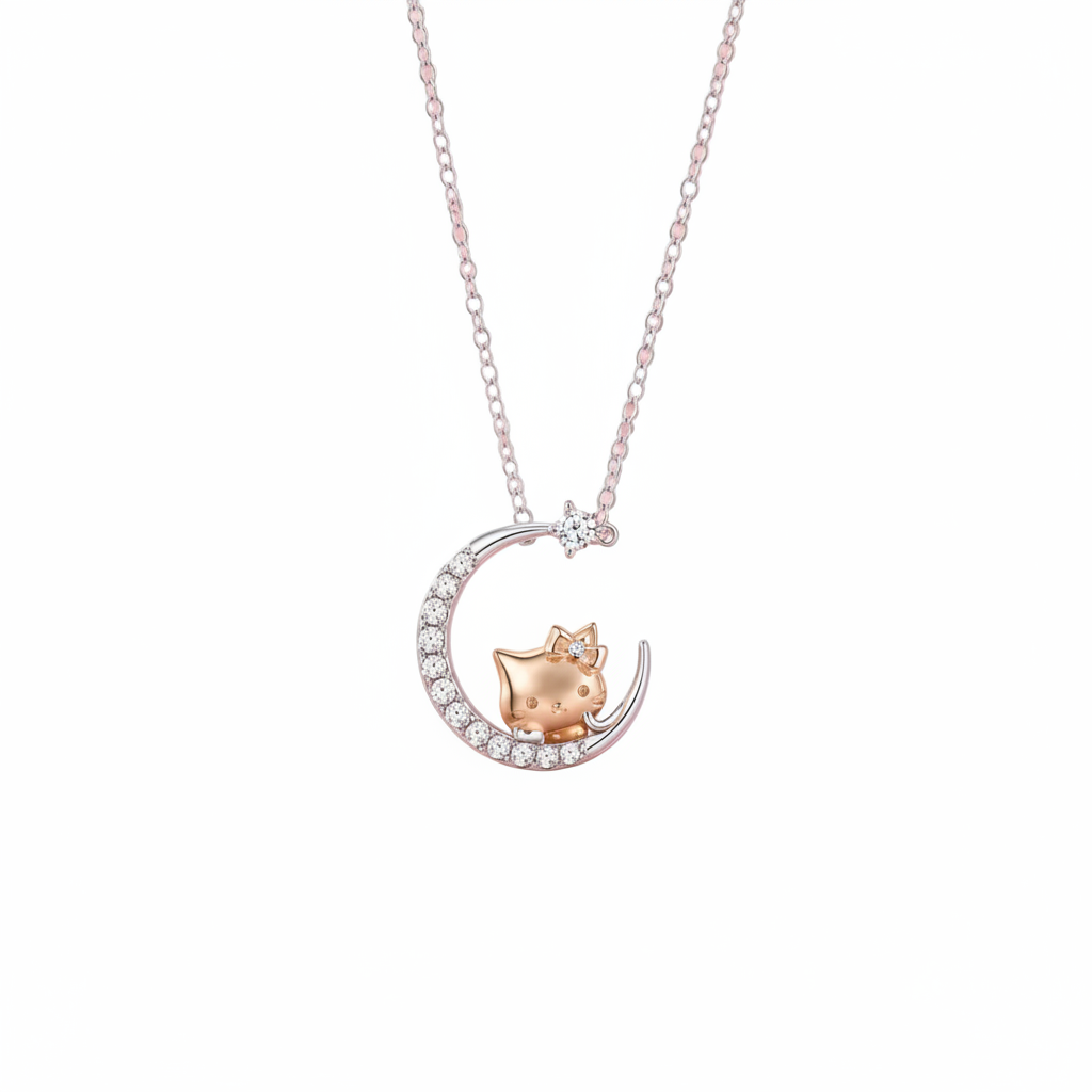 Hello Kitty Sun & Moon Necklace