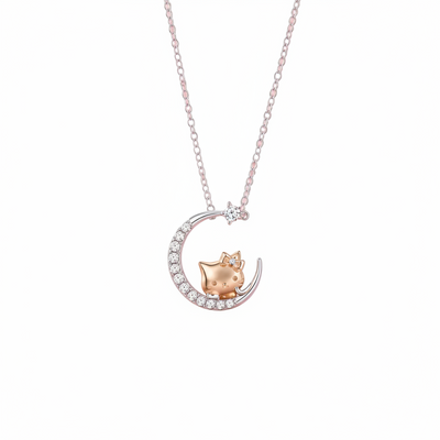 Hello Kitty Sun & Moon Necklace