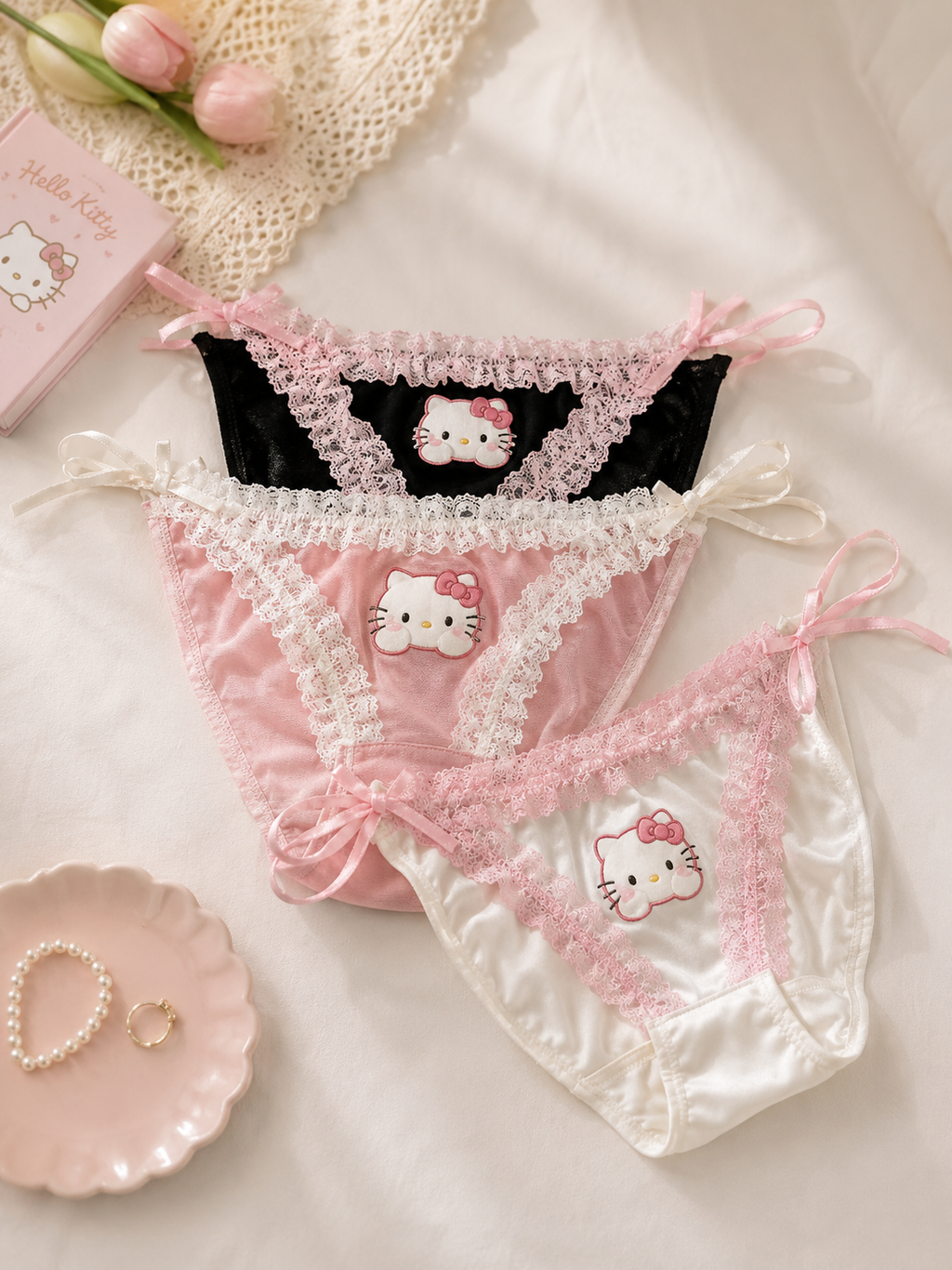 HK Pink Fluff Underwear